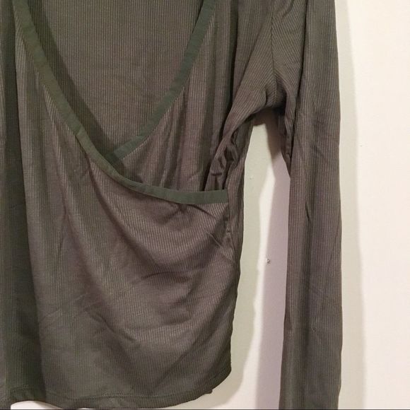 NWOT PST by Project Social T Surplice Neck Top - Picture 3 of 5